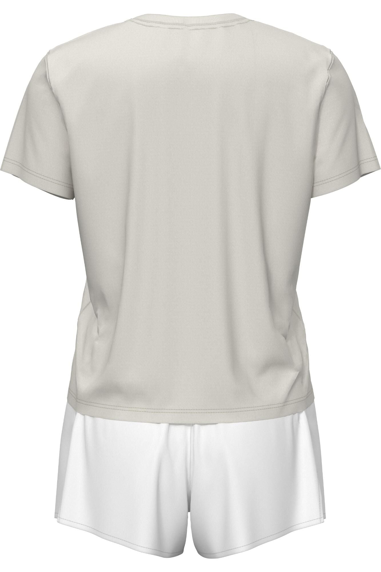 Calvin Klein Conjunto pijama curto liso logo