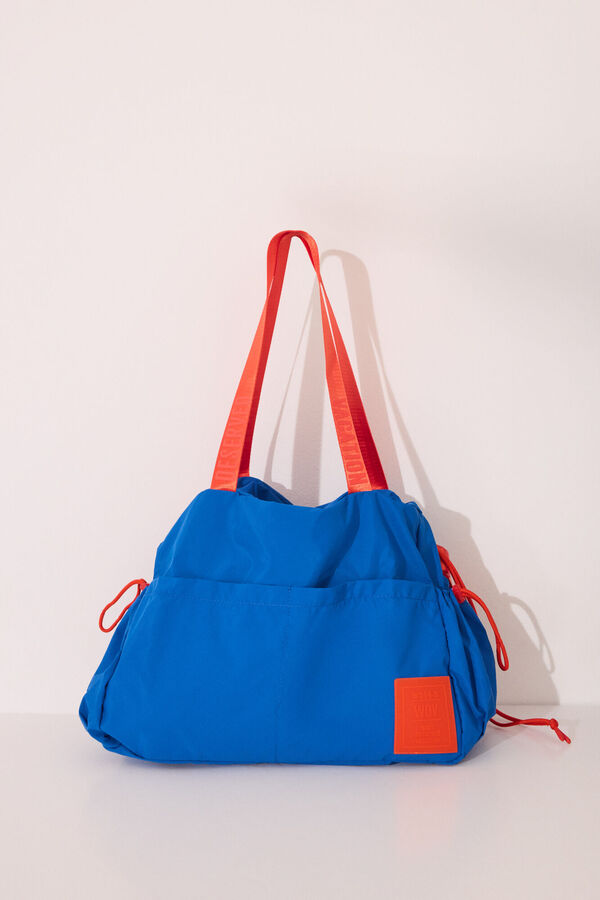 Women'secret Bolso multiusos nylon azul  azul