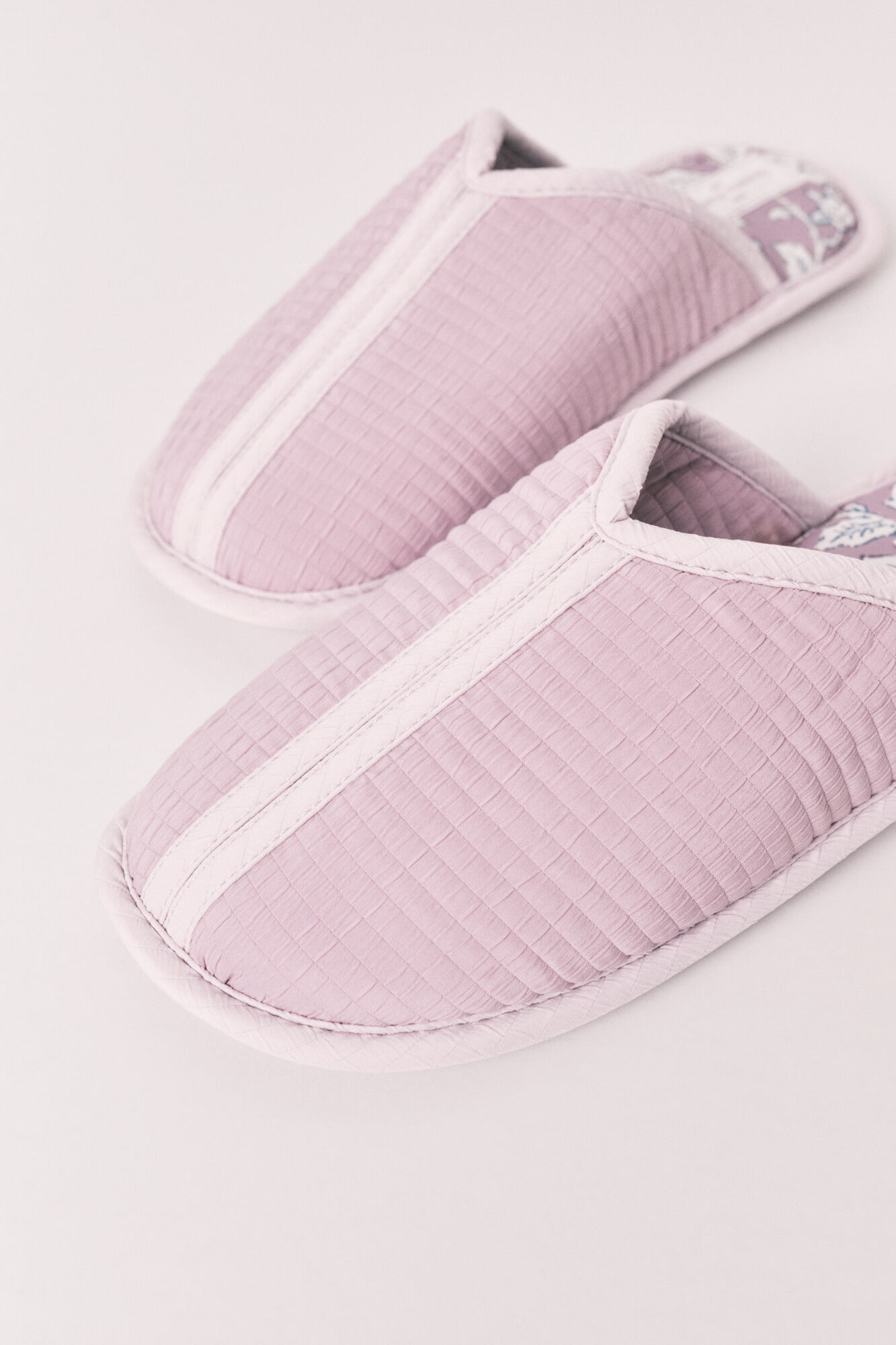 Women'secret Zapatillas casa estampado rosa