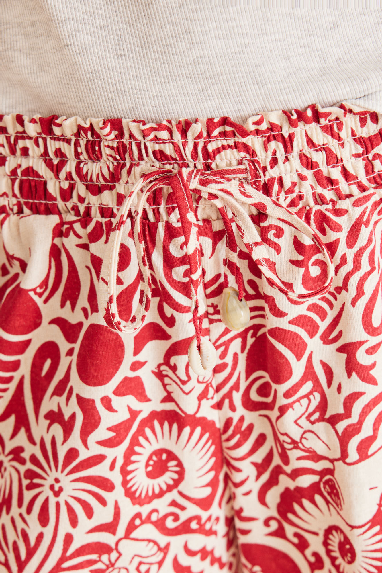 Women'secret Pantal&oacute;n corto 100% algod&oacute;n  allover conchas