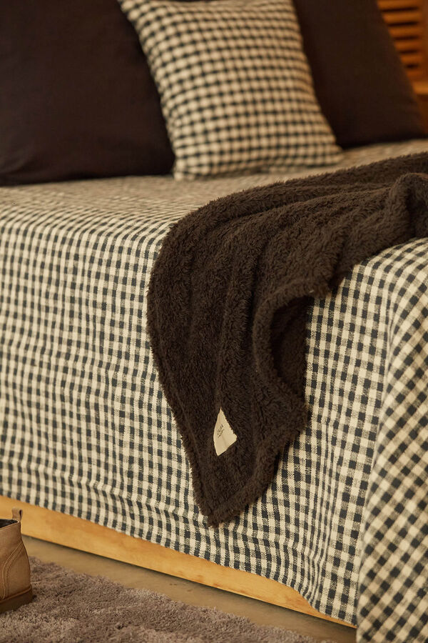 Calma House Plaid negro Tedy negro