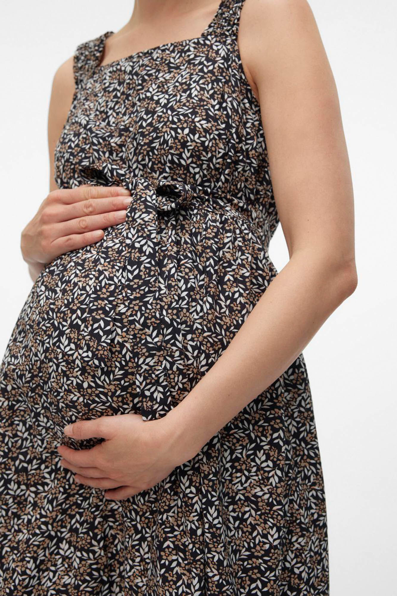 Mamalicious Vestido midi maternity de al&ccedil;as 