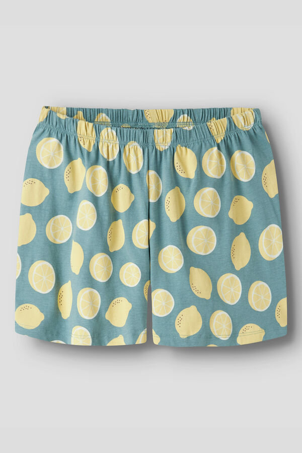 Name it Pijama curto de menina azul