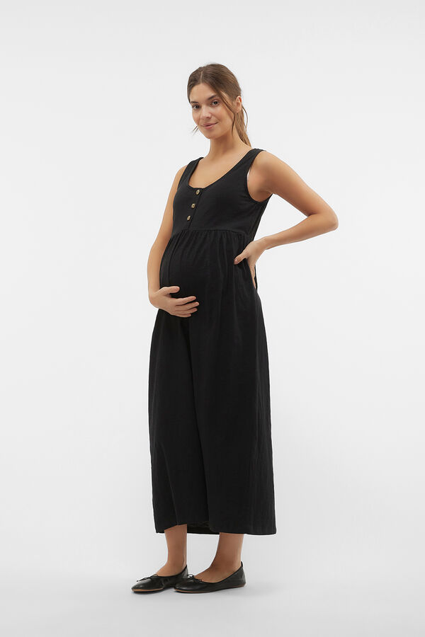 Mamalicious Vestido com al&ccedil;as de amamenta&ccedil;&atilde;o preto