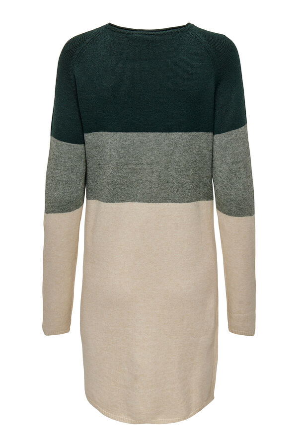 Only Maternity Vestido corto de punto maternity verde