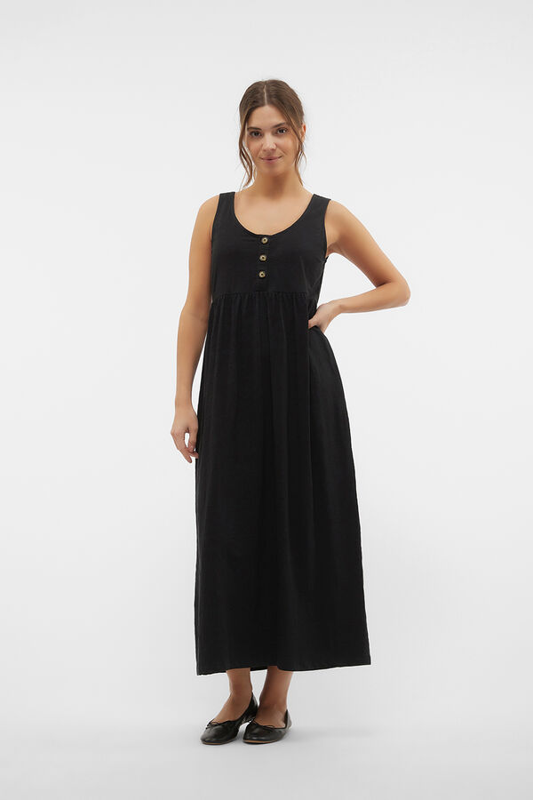 Mamalicious Vestido com al&ccedil;as de amamenta&ccedil;&atilde;o preto