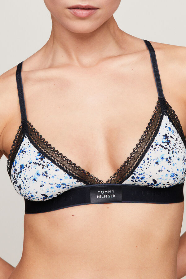 Tommy Hilfiger Sujetador triangular con estampado estampado