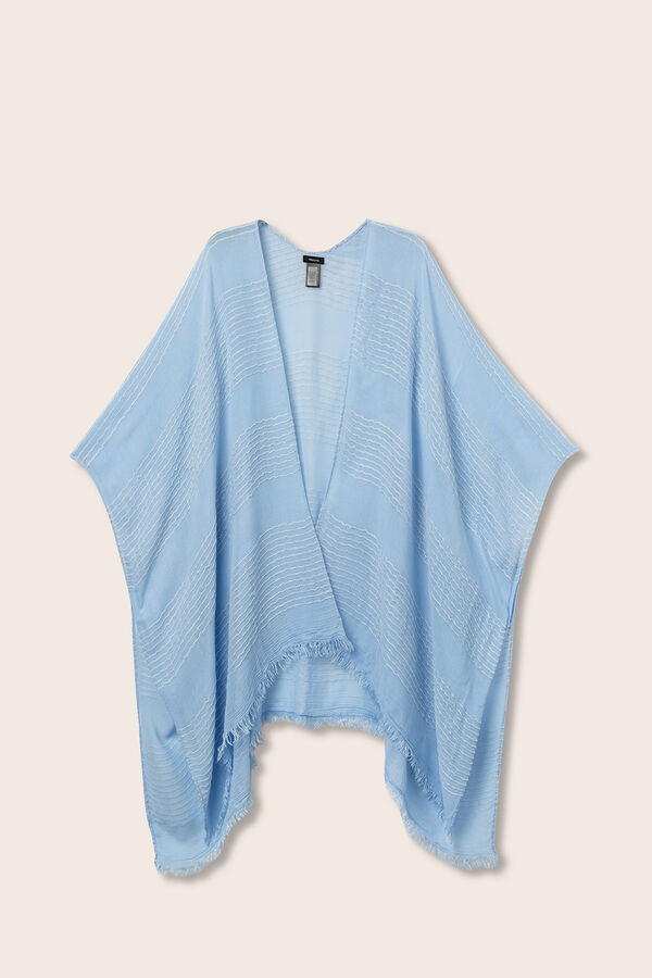 Vilanova Capa Bordada azul