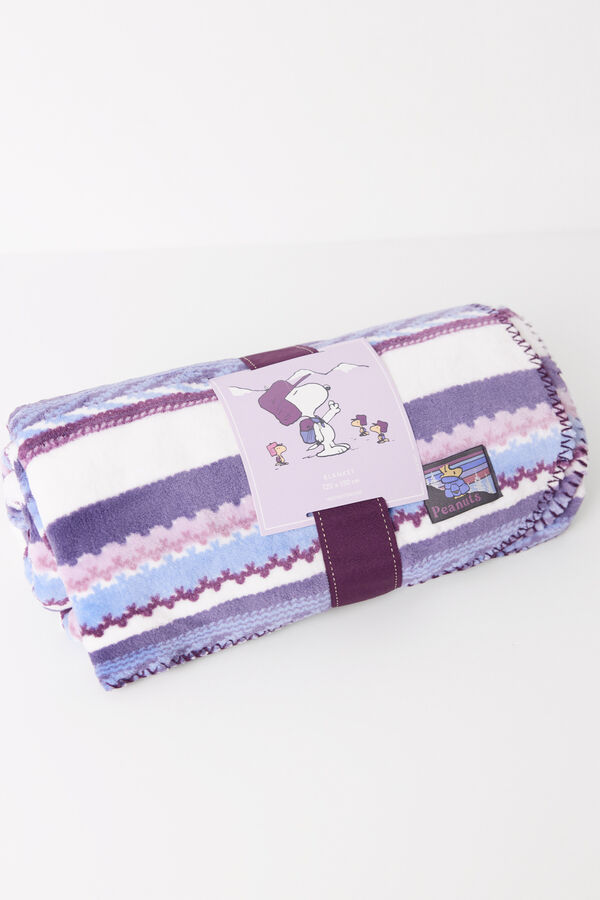 Women'secret Manta s&uacute;per suave &eacute;tnico Snoopy estampado