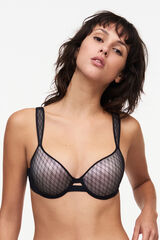 Chantelle Soutien com aros memory Smooth Lines preto