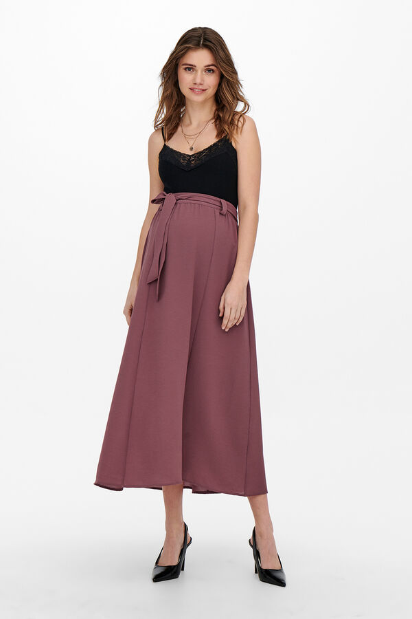 Only Maternity Saia midi maternity rosa