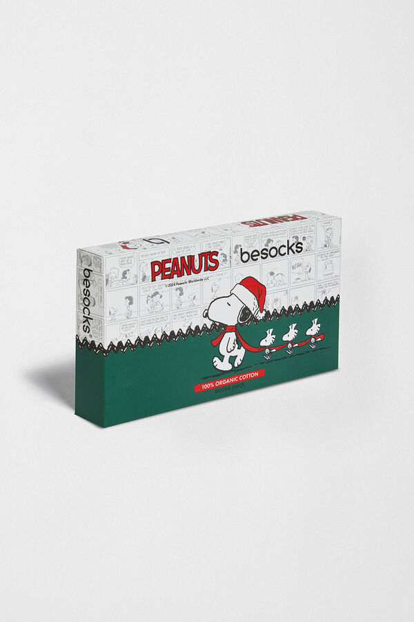 Besocks Pack de 3 pares de meias Besocks do SNOOPY de algodão orgânico estampado