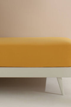 Womensecret Bajera ajustable punto algodón . Cama 80-90cm. amarillo