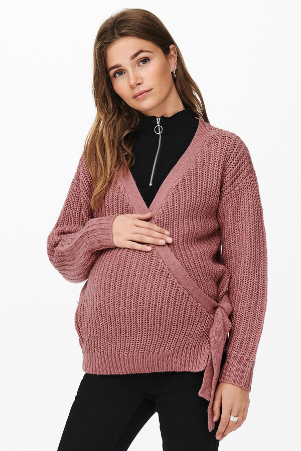 Womensecret Casaco de malha maternity rosa