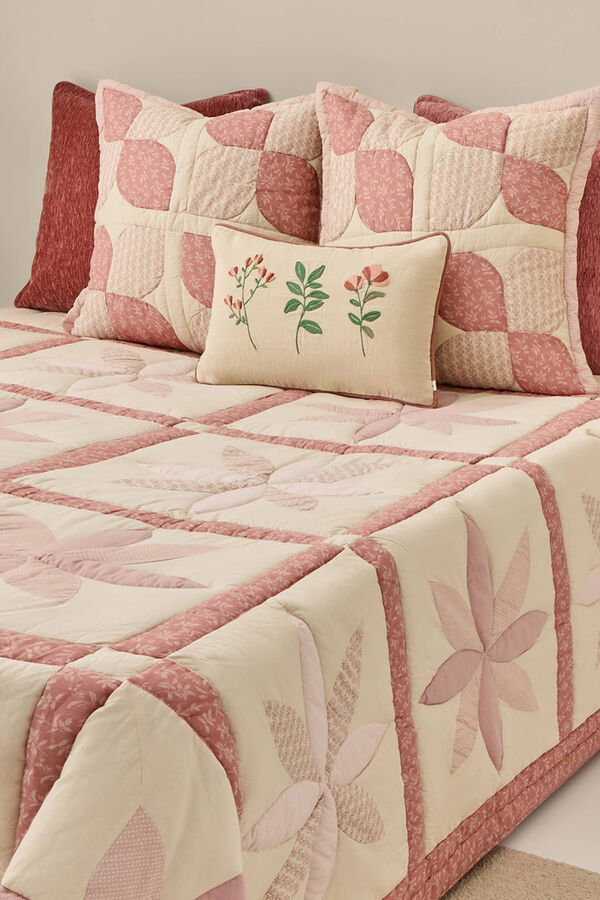 Textura Colcha de retalhos tradicional rosa