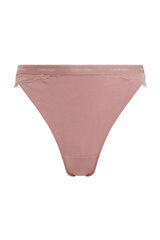 Calvin Klein Tanga renda rosa