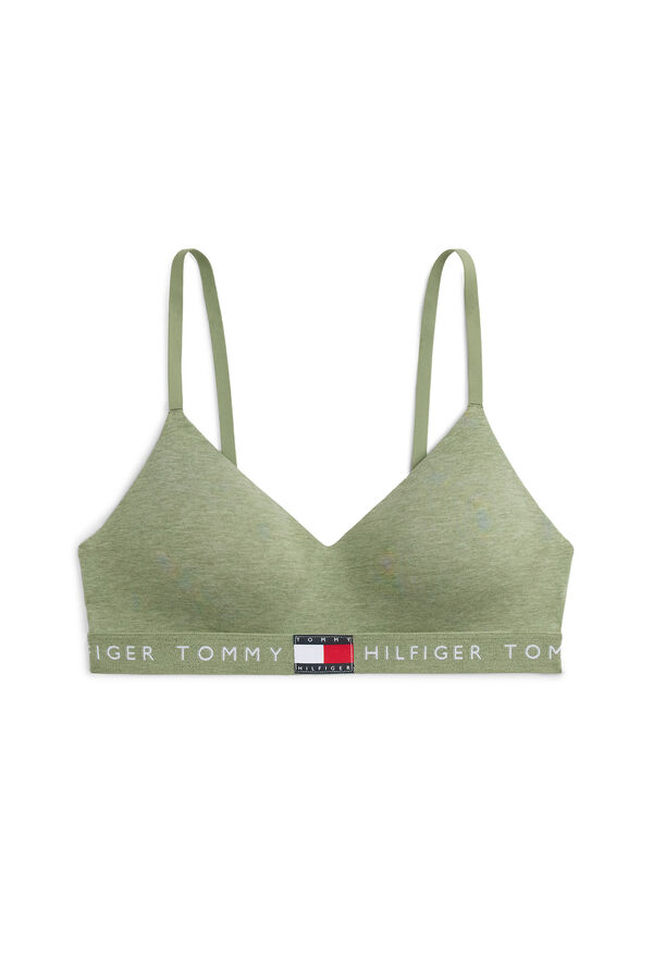 Tommy Hilfiger Bralette com leve press&atilde;o  bege