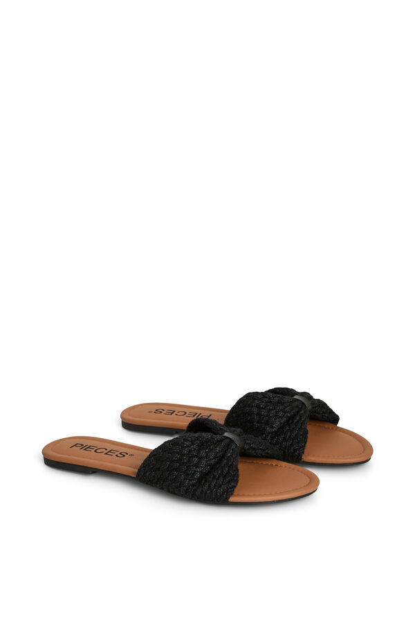 Pieces Sandalias yute con lazo negro