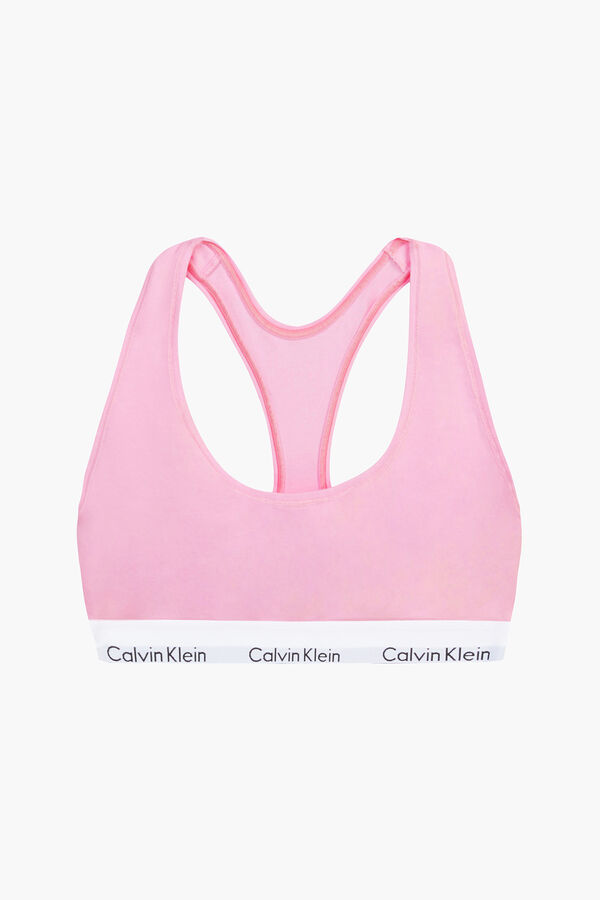 Calvin Klein Top algod&oacute;n Modern Cotton rosa