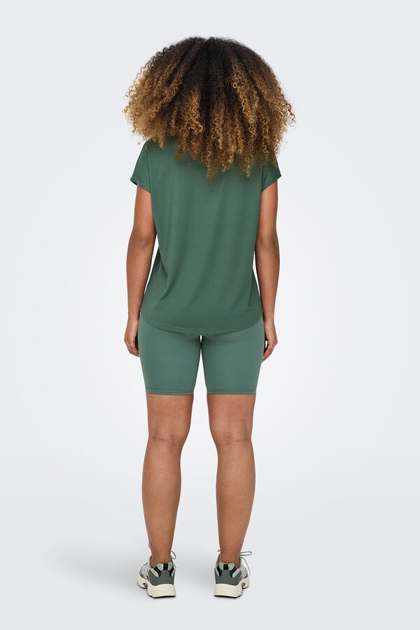 Only Play Camisola de manga curta verde