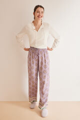 Women'secret Pantal&oacute;n pijama largo viscosa flores estampado
