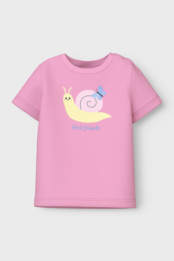 Name it Camiseta beb&eacute; con print rosa