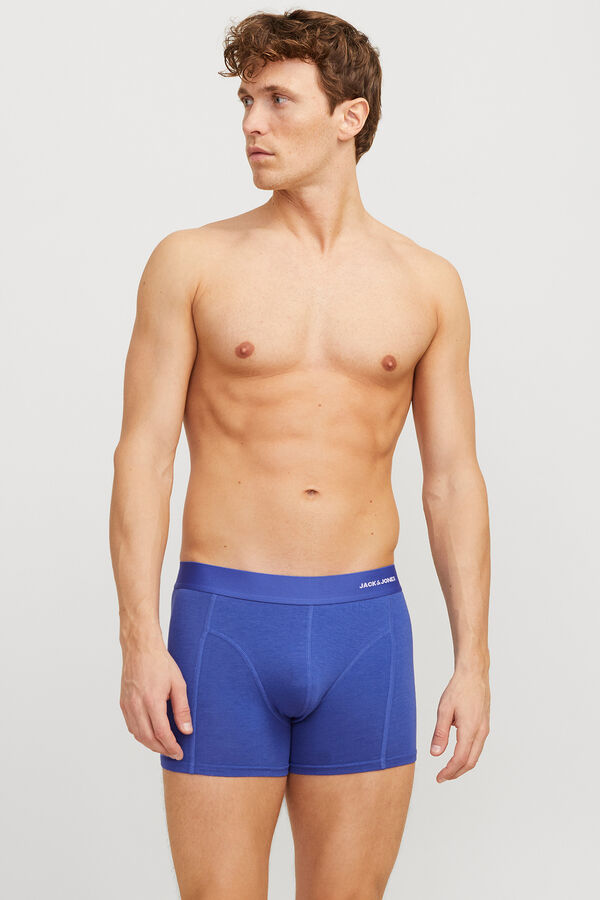 Jack & Jones Pack 3 b&oacute;xers microfibra morado/lila