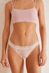 Women'secret Cuequinha de renda em rosa rosa