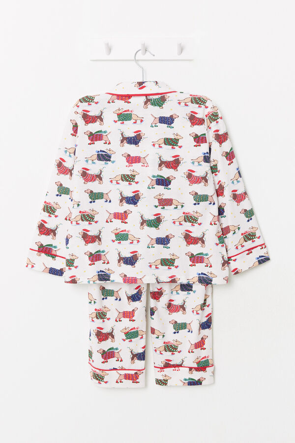 Women'secret Pijama infantil camisero perritos colores 100% algod&oacute;n estampado