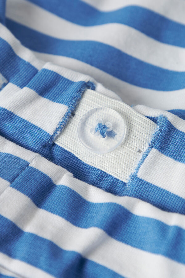 Name it Shorts de algod&atilde;o estampado azul