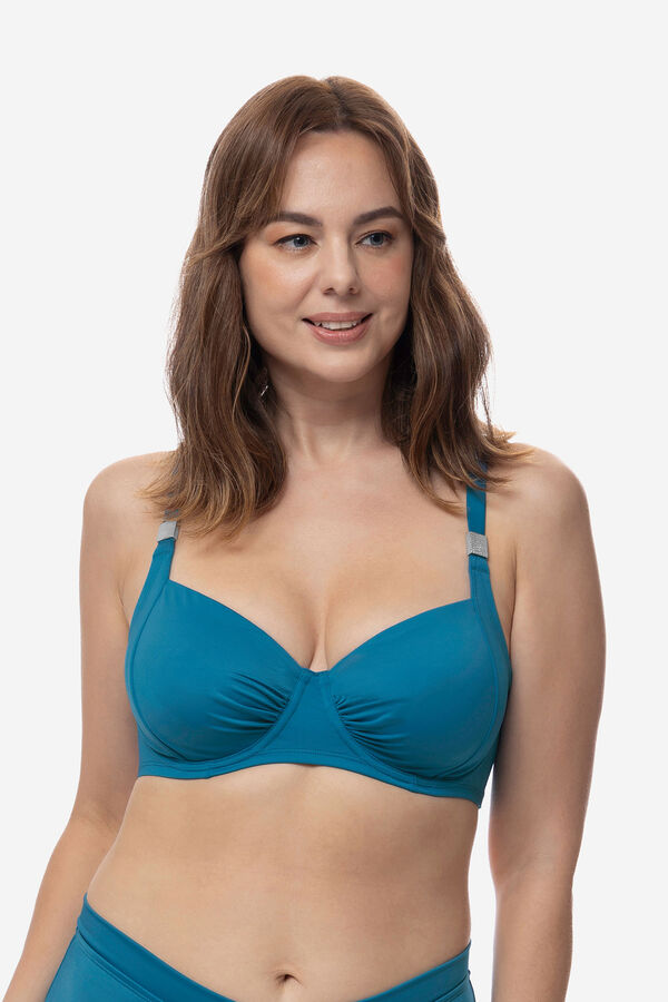 Womensecret Top Aros da série VALLAURIS de Dorina azul