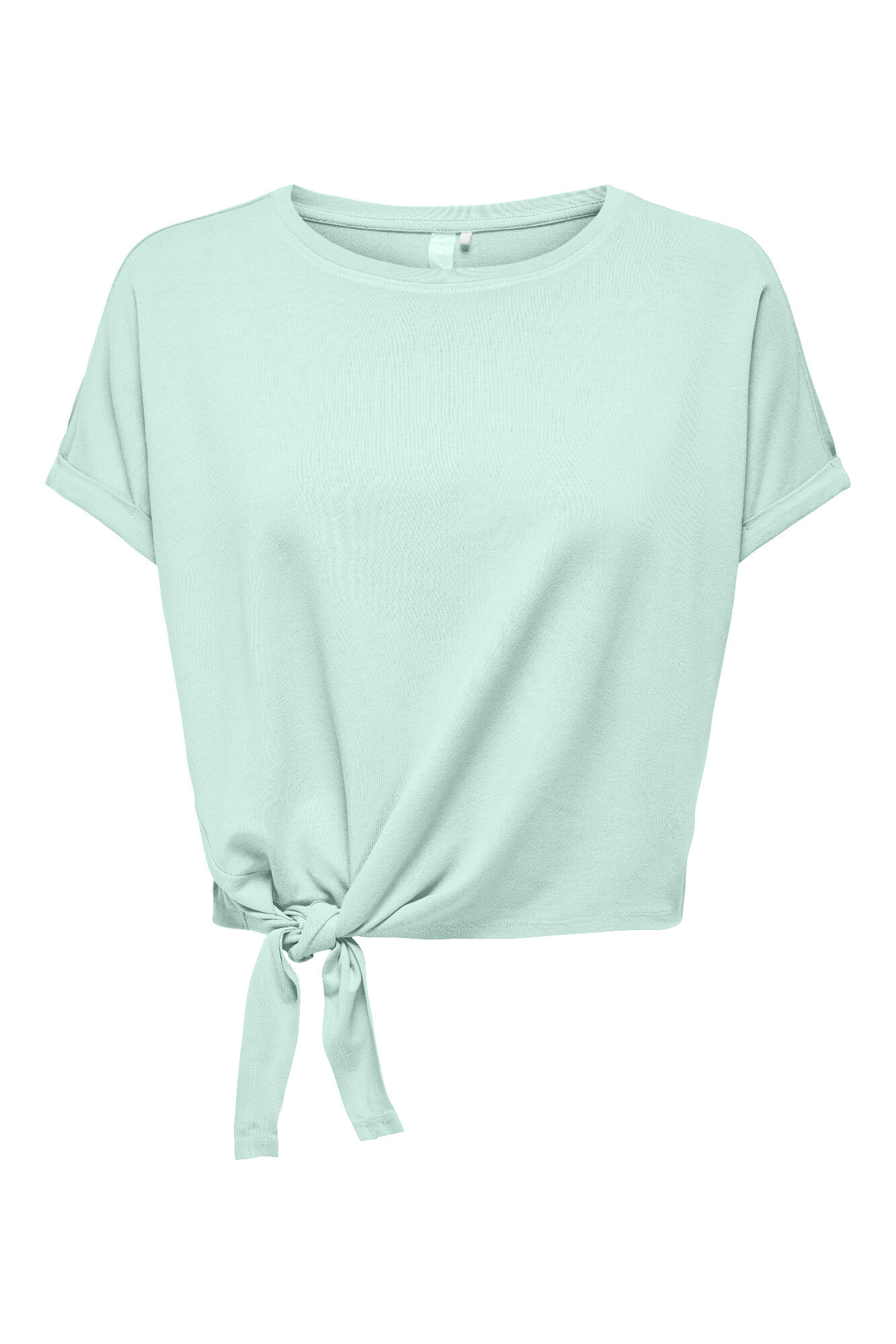 Only Play Camiseta crop con nudo