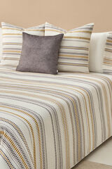 Textura Funda n&oacute;rdica algod&oacute;n Jacquard amarillo