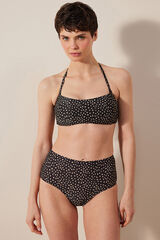 Penti Braguita de bikini estampada de talle alto estampado