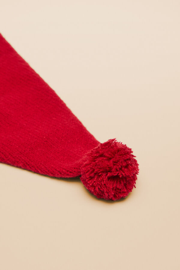 Women'secret Gorro com pompom vermelho
