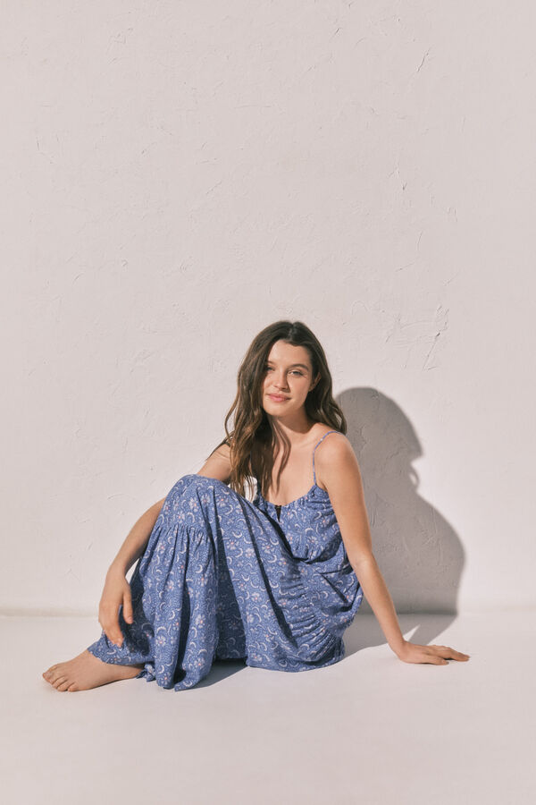 Women'secret Vestido largo tirantes estampado estampado