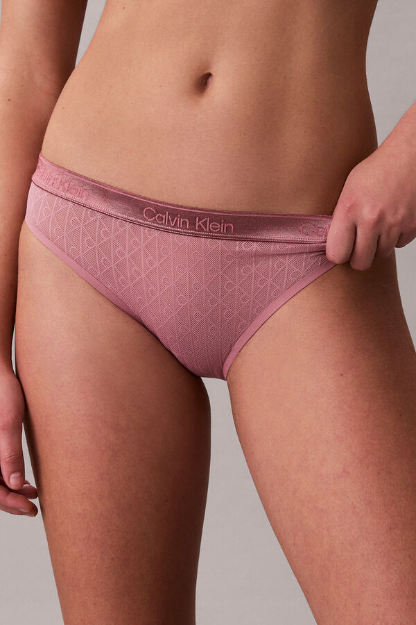 Calvin Klein Braga individual de mujer rosa