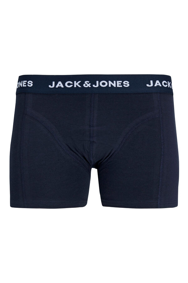 Jack & Jones Pack 3 b&oacute;xers cortos azul