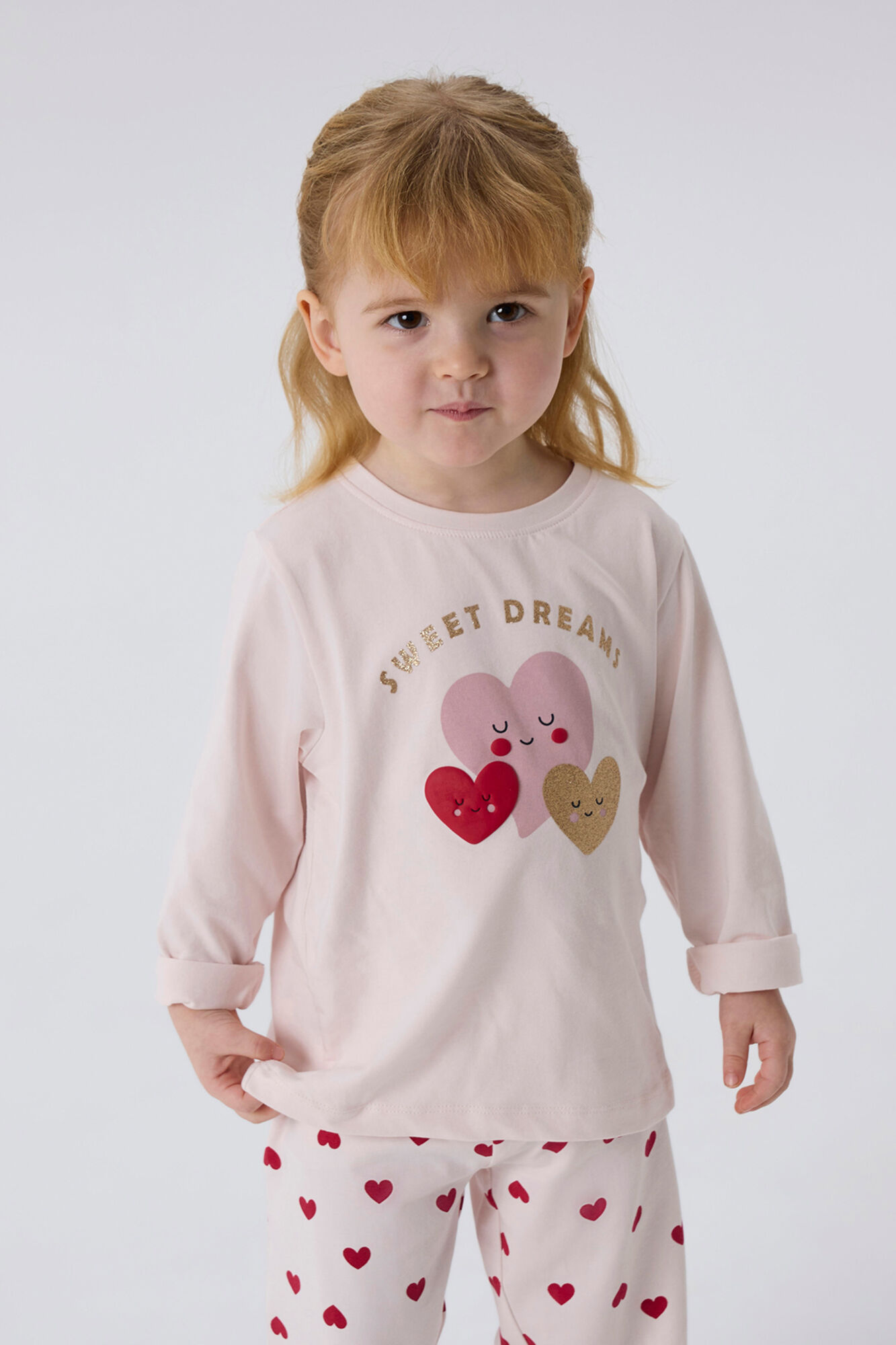 Name it Pijama de menina de cora&ccedil;&otilde;es