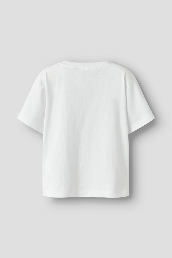 Name it T-shirt m&aacute;gica para menino manga curta branco
