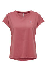 Only Play T-shirt treino manga curta vermelho
