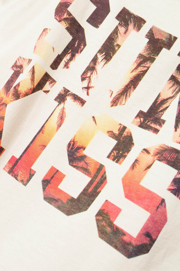 Name it T-shirt menina sem mangas branco