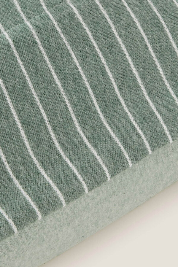 Textura Fronha de malha de algodão sustentável   verde