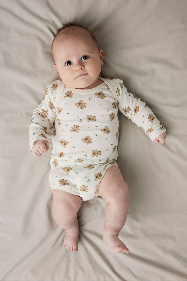 Name it Set de 3 bodies de bebe blanco