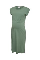 Mamalicious Vestido curto Maternity e amamenta&ccedil;&atilde;o verde