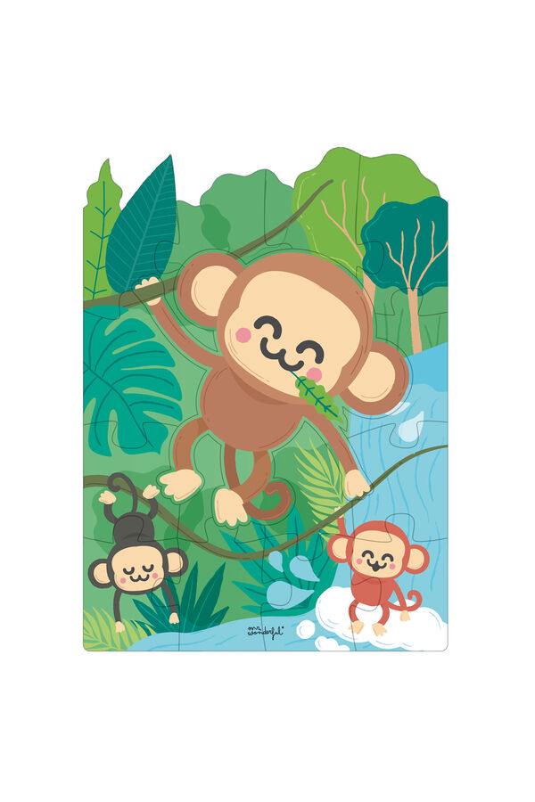Mr. Wonderful Puzle - Monkey estampado