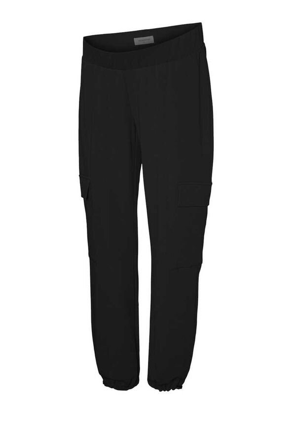Mamalicious Calças cargo maternity preto