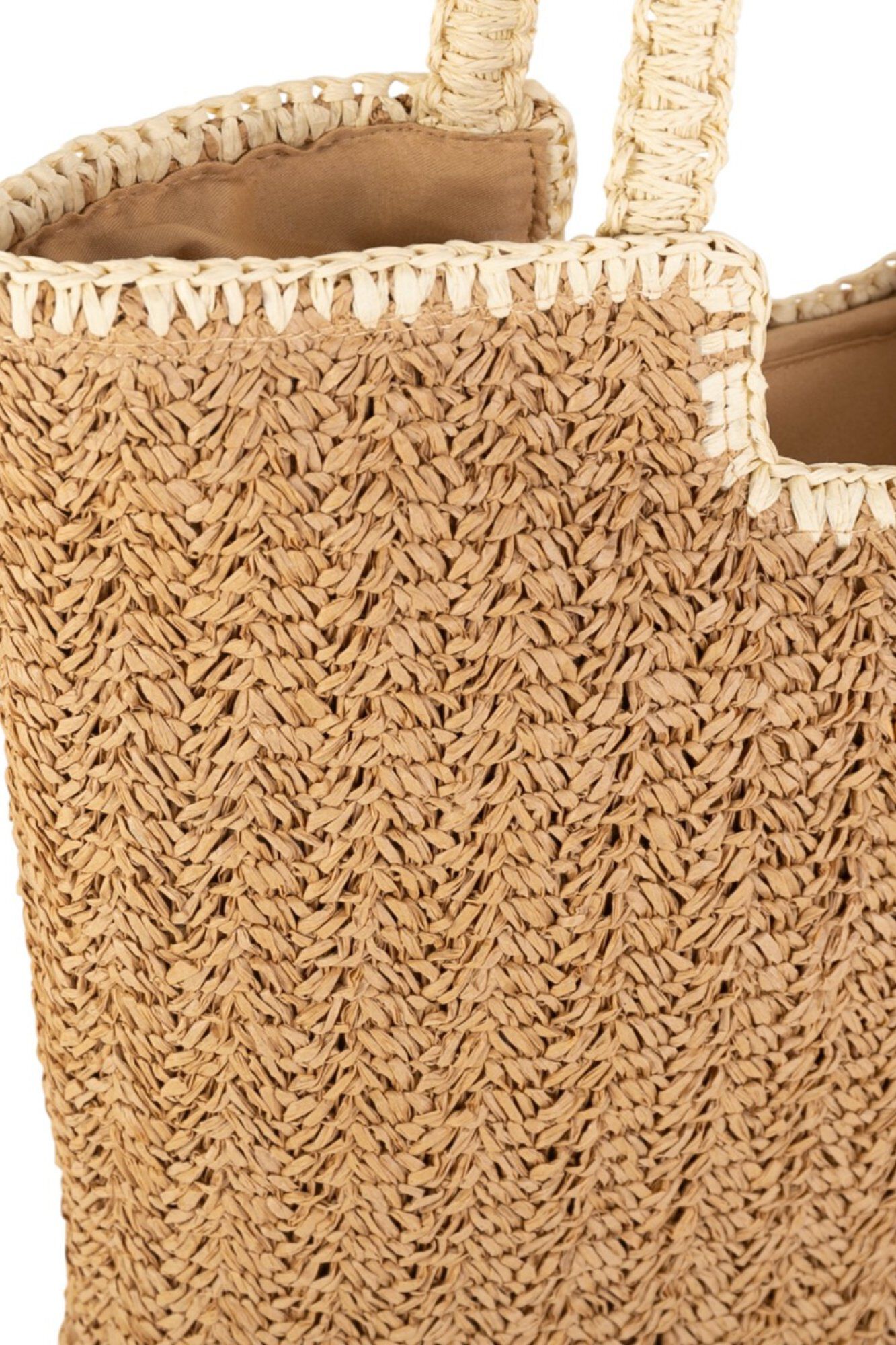 Kbas Mala tote em fibra natural