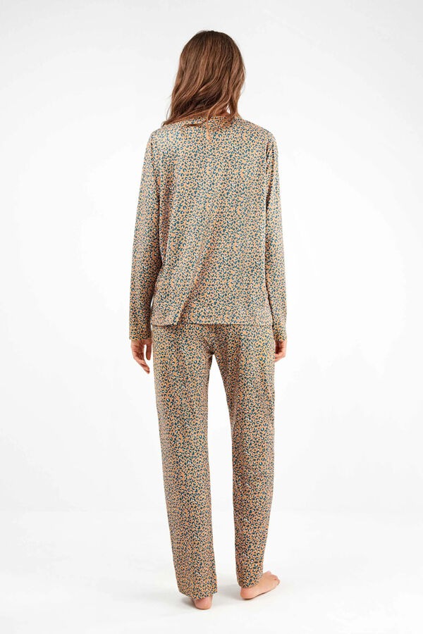 Gisela Pijama animal print blanco