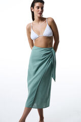 Penti Saia longa verde verde